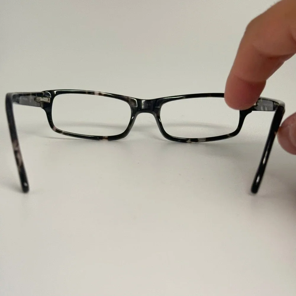B.U.M. Equipment Voiceless Charcoal Tortoise Rectangular  Frames 54-19-140